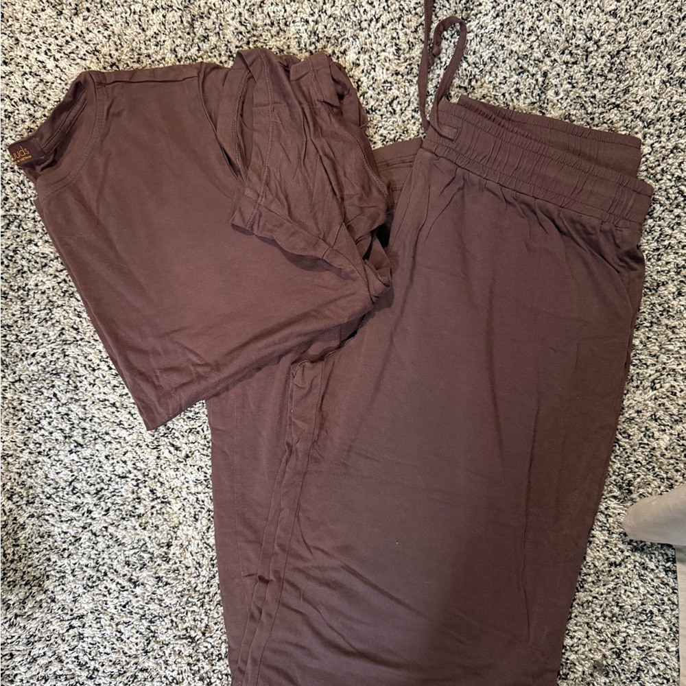 Brown Loungewear Set